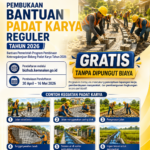 Disnakertrans Kepri Sosialisasikan Pembukaan Bantuan Padat Karya Reguler Tahun 2026